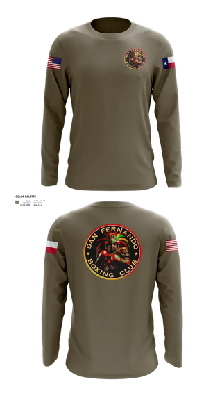 Long Sleeve Performance Shirt, San Fernando Boxing Club, Spirit Store, Teamtime, Team time, sublimation, custom sports apparel, team uniforms, spirit wear, spiritwear, sports uniforms, custom shirts, team store, custom team store, fundraiser sports, apparel fundraiser