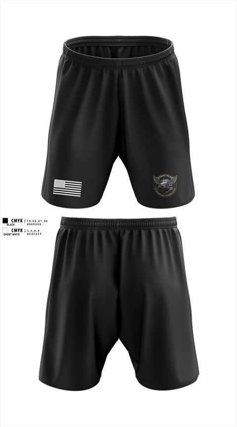 Athletic Shorts With Pockets, Kenova Police Department, Police, Teamtime, Team time, sublimation, custom sports apparel, team uniforms, spirit wear, spiritwear, sports uniforms, custom shirts, team store, custom team store, fundraiser sports, apparel fundraiser