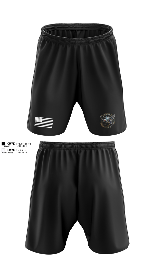 Athletic Shorts With Pockets, Kenova Police Department, Police, Teamtime, Team time, sublimation, custom sports apparel, team uniforms, spirit wear, spiritwear, sports uniforms, custom shirts, team store, custom team store, fundraiser sports, apparel fundraiser