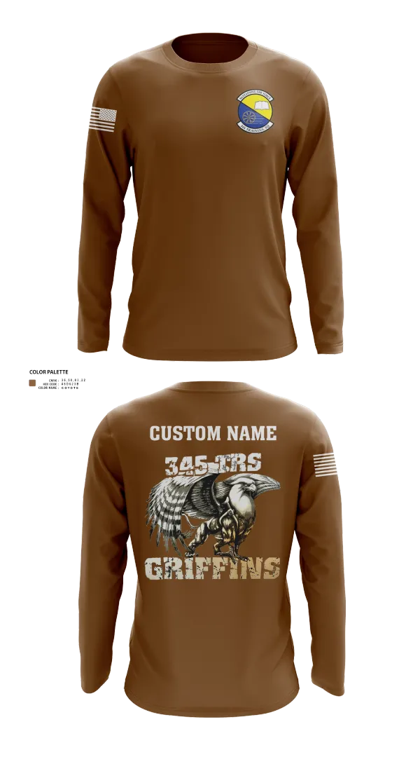 Long Sleeve Performance Shirt, 345th TRS, , Teamtime, Team time, sublimation, custom sports apparel, team uniforms, spirit wear, spiritwear, sports uniforms, custom shirts, team store, custom team store, fundraiser sports, apparel fundraiser