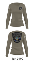 Metropolitan Bureau Of Investigation 79795112 Women's Long Sleeve V-neck Shirt - 11
