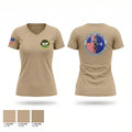 108th PAD 59402608 Women's Short Sleeve V-neck Shirt - 1