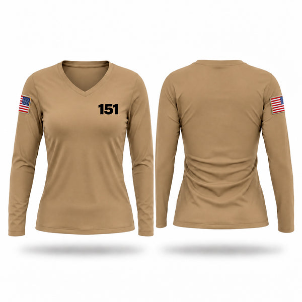Womens Long Sleeve Vneck Shirt, 151, Police, Teamtime, Team time, sublimation, custom sports apparel, team uniforms, spirit wear, spiritwear, sports uniforms, custom shirts, team store, custom team store, fundraiser sports, apparel fundraiser
