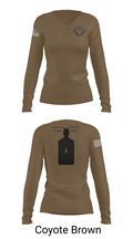 WEAPONS DIVISION 86897128 Women's Long Sleeve V-neck Shirt - 16