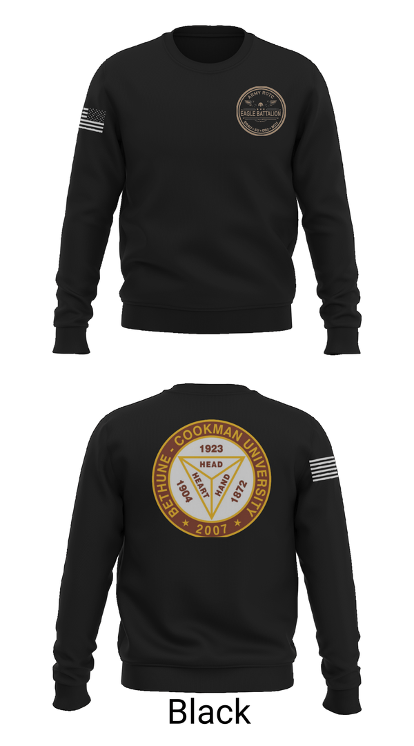 Crew Neck Sweatshirt, Eagle Battalion, Army, Teamtime, Team time, sublimation, custom sports apparel, team uniforms, spirit wear, spiritwear, sports uniforms, custom shirts, team store, custom team store, fundraiser sports, apparel fundraiser