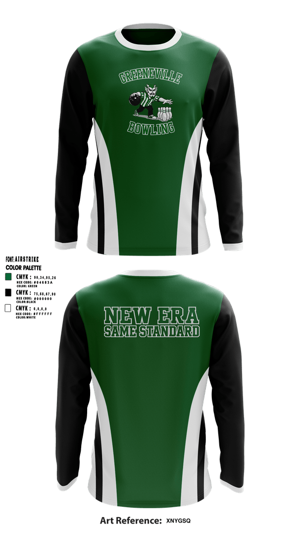Long Sleeve Performance Shirt, Greeneville Bowling, Bowling, Teamtime, Team time, sublimation, custom sports apparel, team uniforms, spirit wear, spiritwear, sports uniforms, custom shirts, team store, custom team store, fundraiser sports, apparel fundraiser