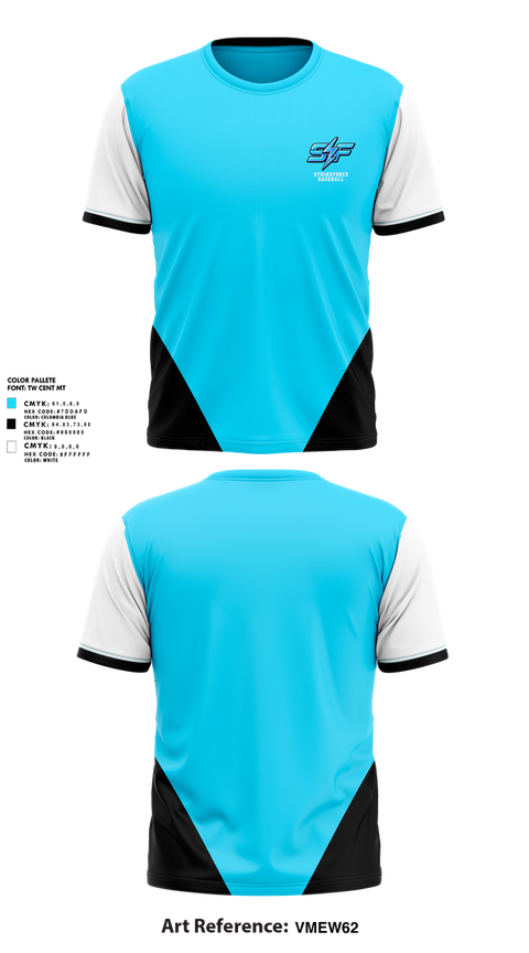 Short Sleeve Performance Shirt, Strikeforce, Baseball, Teamtime, Team time, sublimation, custom sports apparel, team uniforms, spirit wear, spiritwear, sports uniforms, custom shirts, team store, custom team store, fundraiser sports, apparel fundraiser