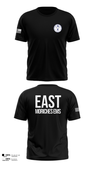 Old School Cotton Feel Shirt, East Moriches Community Ambulance, EMS/EMT, Teamtime, Team time, sublimation, custom sports apparel, team uniforms, spirit wear, spiritwear, sports uniforms, custom shirts, team store, custom team store, fundraiser sports, apparel fundraiser