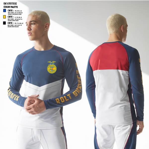 Long Sleeve Performance Shirt, North Decatur FFA, Spirit Store, Teamtime, Team time, sublimation, custom sports apparel, team uniforms, spirit wear, spiritwear, sports uniforms, custom shirts, team store, custom team store, fundraiser sports, apparel fundraiser