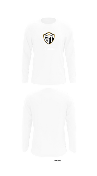 Long Sleeve Performance Shirt, GT United, Women's Soccer, Teamtime, Team time, sublimation, custom sports apparel, team uniforms, spirit wear, spiritwear, sports uniforms, custom shirts, team store, custom team store, fundraiser sports, apparel fundraiser