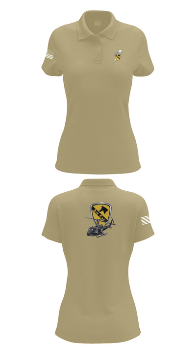 3227 aircav 53479323 Women's Short Sleeve Performance Polo  - 95
