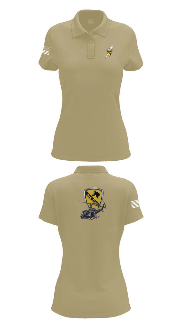 Womens Short Sleeve Performance Polo, 3227 aircav, Army, Teamtime, Team time, sublimation, custom sports apparel, team uniforms, spirit wear, spiritwear, sports uniforms, custom shirts, team store, custom team store, fundraiser sports, apparel fundraiser
