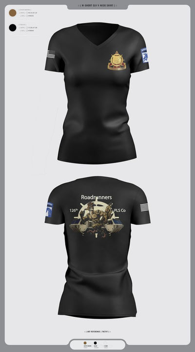 126th PLS Co 52727248 Women's Short Sleeve V-neck Shirt - 6