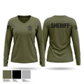 Bartow County Sheriff’s Office 30291613 Women's Long Sleeve V-neck Shirt - 1