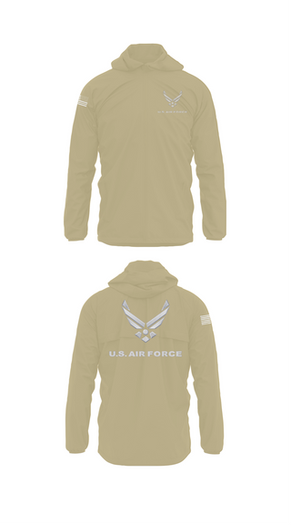 Windbreaker, USAF Volunteer, Air Force, Teamtime, Team time, sublimation, custom sports apparel, team uniforms, spirit wear, spiritwear, sports uniforms, custom shirts, team store, custom team store, fundraiser sports, apparel fundraiser
