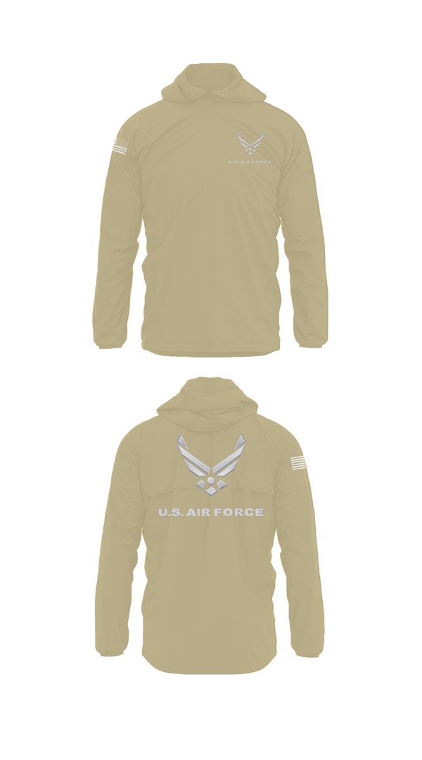 Windbreaker, USAF Volunteer, Air Force, Teamtime, Team time, sublimation, custom sports apparel, team uniforms, spirit wear, spiritwear, sports uniforms, custom shirts, team store, custom team store, fundraiser sports, apparel fundraiser
