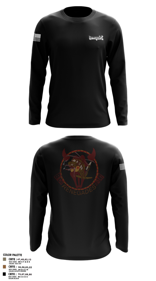 Long Sleeve Performance Shirt, B Co. 2-147, , Teamtime, Team time, sublimation, custom sports apparel, team uniforms, spirit wear, spiritwear, sports uniforms, custom shirts, team store, custom team store, fundraiser sports, apparel fundraiser