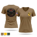 572nd CEC 3rd PLT Women's Short Sleeve V-neck Shirt - 1