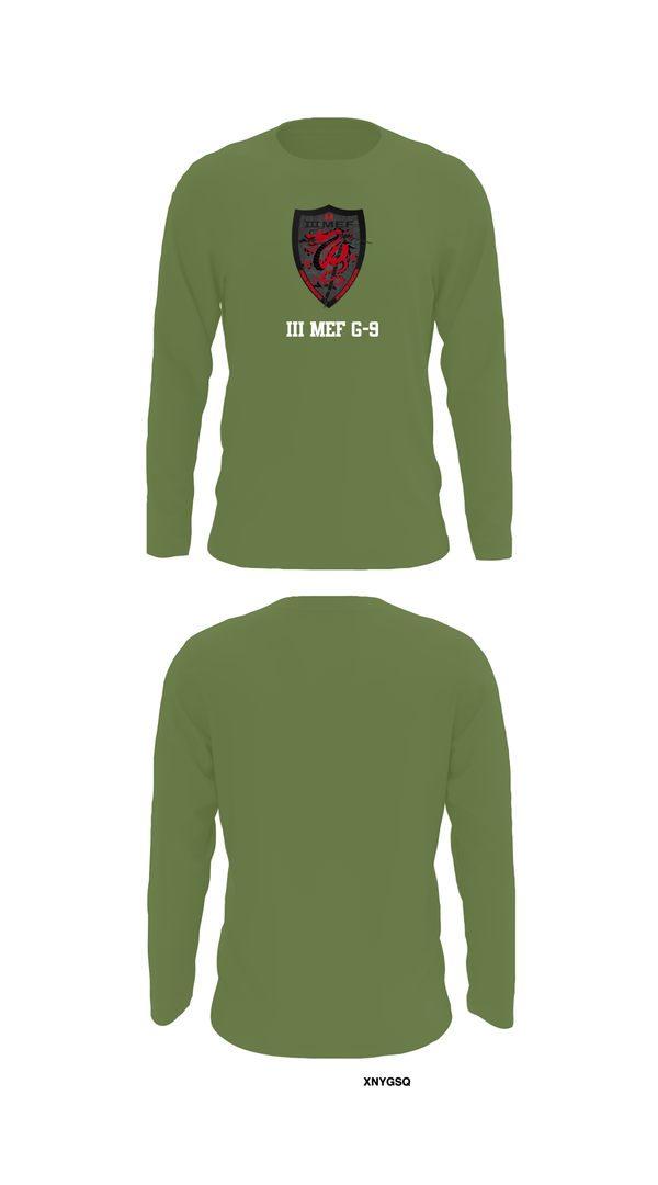 Long Sleeve Performance Shirt, III MEF G-9, Marines, Teamtime, Team time, sublimation, custom sports apparel, team uniforms, spirit wear, spiritwear, sports uniforms, custom shirts, team store, custom team store, fundraiser sports, apparel fundraiser