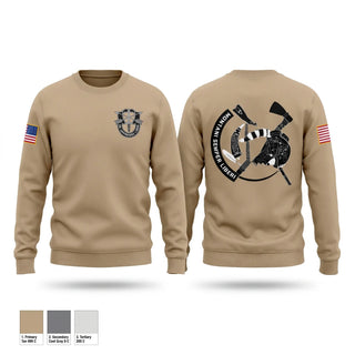 Crew Neck Sweatshirt, 2/19 SFG (A), Army, Teamtime, Team time, sublimation, custom sports apparel, team uniforms, spirit wear, spiritwear, sports uniforms, custom shirts, team store, custom team store, fundraiser sports, apparel fundraiser