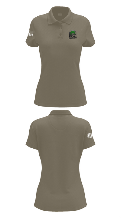 Cloudcroft Bears Band 7760214 Women's Short Sleeve Performance Polo  - 30