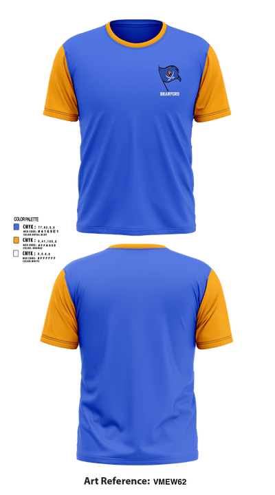 Branford 58594419 Short Sleeve Performance Shirt - 3
