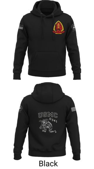 Hoodie, 1st Bn 2mar 2nd MarDiv, , Teamtime, Team time, sublimation, custom sports apparel, team uniforms, spirit wear, spiritwear, sports uniforms, custom shirts, team store, custom team store, fundraiser sports, apparel fundraiser