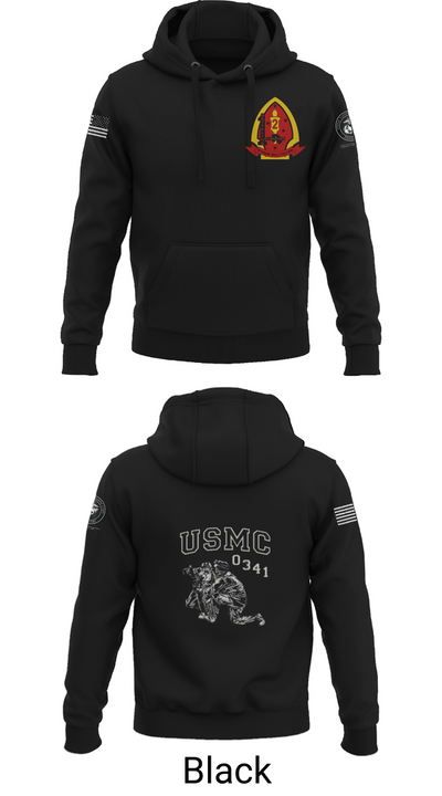 1st Bn 2mar 2nd MarDiv 35824328 Hoodie - 38