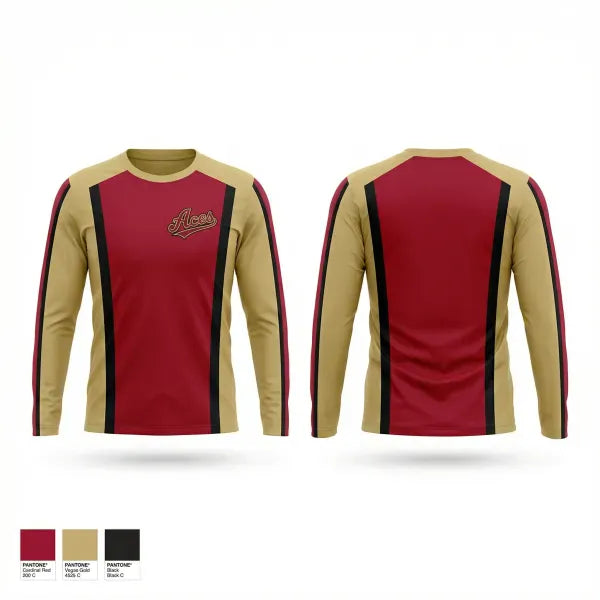 Long Sleeve Performance Shirt, Aces Baseball Group, Baseball, Teamtime, Team time, sublimation, custom sports apparel, team uniforms, spirit wear, spiritwear, sports uniforms, custom shirts, team store, custom team store, fundraiser sports, apparel fundraiser