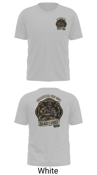 Old School Cotton Feel Shirt, Georgetown Fire Station 7, Fire Department, Teamtime, Team time, sublimation, custom sports apparel, team uniforms, spirit wear, spiritwear, sports uniforms, custom shirts, team store, custom team store, fundraiser sports, apparel fundraiser