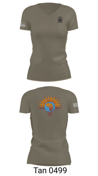 Womens Short Sleeve Vneck Shirt, TF BATAAN S1, Army, Teamtime, Team time, sublimation, custom sports apparel, team uniforms, spirit wear, spiritwear, sports uniforms, custom shirts, team store, custom team store, fundraiser sports, apparel fundraiser