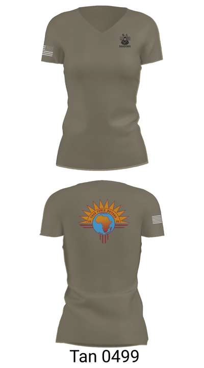 TF BATAAN S1 74861881 Women's Short Sleeve V-neck Shirt - 68