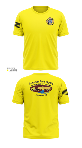 Old School Cotton Feel Shirt, Centerton fire company, Fire Department, Teamtime, Team time, sublimation, custom sports apparel, team uniforms, spirit wear, spiritwear, sports uniforms, custom shirts, team store, custom team store, fundraiser sports, apparel fundraiser