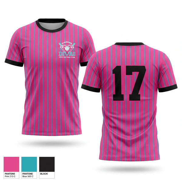 AZ DIAMOND DIVAS Short Sleeve Performance Shirt - 1