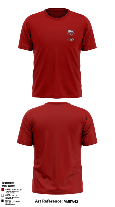 Kings Regiment Marching Band 35916061 Short Sleeve Performance Shirt - 1
