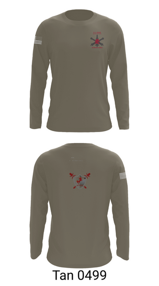 Long Sleeve Performance Shirt, 5-4 ADAR, Army, Teamtime, Team time, sublimation, custom sports apparel, team uniforms, spirit wear, spiritwear, sports uniforms, custom shirts, team store, custom team store, fundraiser sports, apparel fundraiser