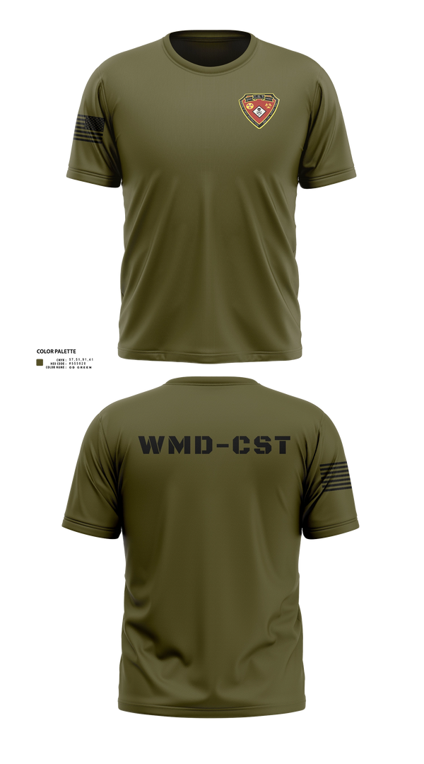 Old School Cotton Feel Shirt, 2nd WMD CST, Army, Teamtime, Team time, sublimation, custom sports apparel, team uniforms, spirit wear, spiritwear, sports uniforms, custom shirts, team store, custom team store, fundraiser sports, apparel fundraiser
