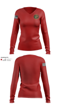 Alpha Company, Medical Readiness Battalion, Fort Belvoir 80294164 Women's Long Sleeve V-neck Shirt - 22