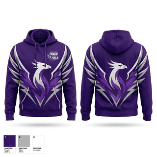 Hoodie, Kyle Legacy Track & Field, Track & Field, Teamtime, Team time, sublimation, custom sports apparel, team uniforms, spirit wear, spiritwear, sports uniforms, custom shirts, team store, custom team store, fundraiser sports, apparel fundraiser
