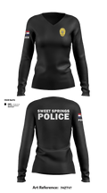 Sweet Springs 86636060 Women's Long Sleeve V-neck Shirt - 15
