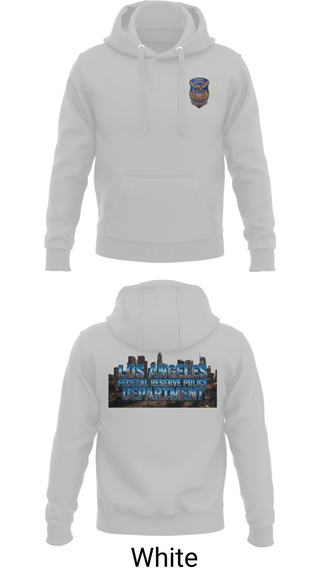 Hoodie, Federal Reserve Police DTLA, Police, Teamtime, Team time, sublimation, custom sports apparel, team uniforms, spirit wear, spiritwear, sports uniforms, custom shirts, team store, custom team store, fundraiser sports, apparel fundraiser