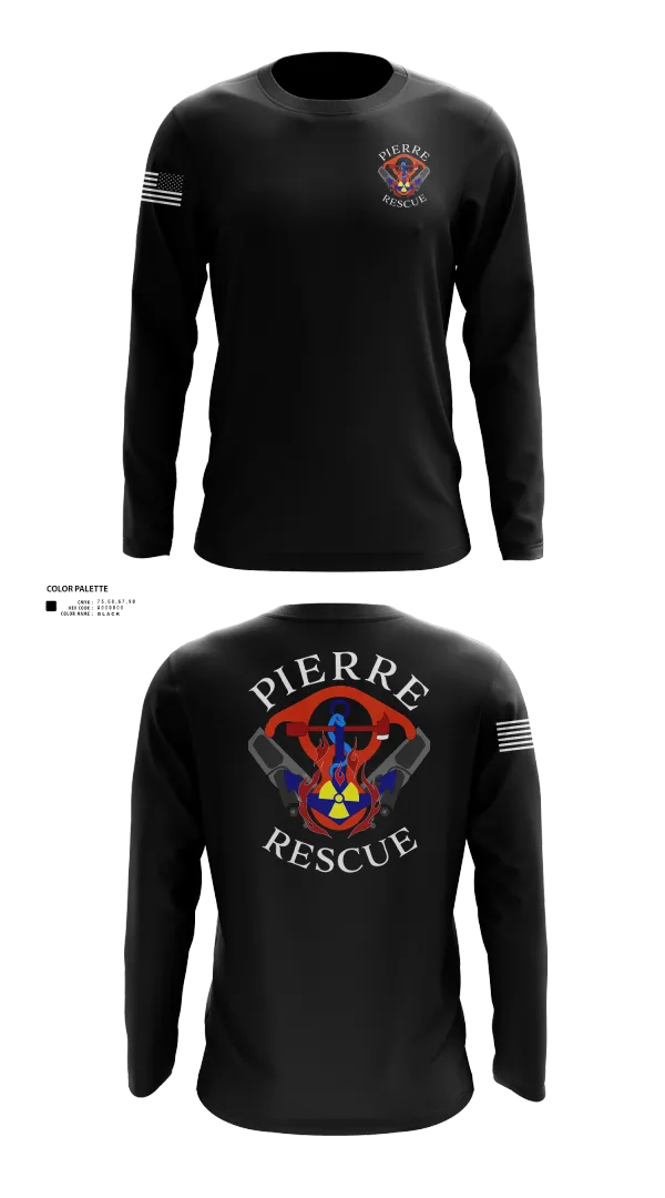 Long Sleeve Performance Shirt, Pierre Rescue, , Teamtime, Team time, sublimation, custom sports apparel, team uniforms, spirit wear, spiritwear, sports uniforms, custom shirts, team store, custom team store, fundraiser sports, apparel fundraiser