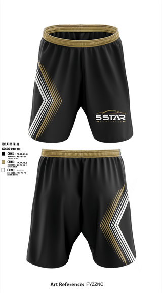Athletic Shorts With Pockets, 5 Star Corvettes, , Teamtime, Team time, sublimation, custom sports apparel, team uniforms, spirit wear, spiritwear, sports uniforms, custom shirts, team store, custom team store, fundraiser sports, apparel fundraiser