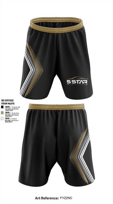 Athletic Shorts With Pockets, 5 Star Corvettes, , Teamtime, Team time, sublimation, custom sports apparel, team uniforms, spirit wear, spiritwear, sports uniforms, custom shirts, team store, custom team store, fundraiser sports, apparel fundraiser