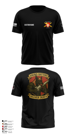 Short Sleeve Performance Shirt, Anubis Battery, 3-12 FA, Army, Teamtime, Team time, sublimation, custom sports apparel, team uniforms, spirit wear, spiritwear, sports uniforms, custom shirts, team store, custom team store, fundraiser sports, apparel fundraiser