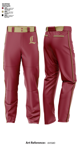 Baseball Pants, Logan High School, Baseball, Teamtime, Team time, sublimation, custom sports apparel, team uniforms, spirit wear, spiritwear, sports uniforms, custom shirts, team store, custom team store, fundraiser sports, apparel fundraiser