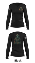 Outcast World 17983176 Women's Long Sleeve V-neck Shirt - 35