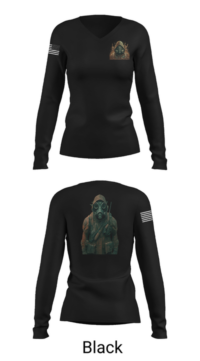 Outcast World 17983176 Women's Long Sleeve V-neck Shirt - 35
