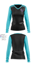 Columbia Knights Football 69359325 Women's Long Sleeve V-neck Shirt - 42