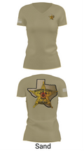 Hudspeth county sheriff office 47128359 Women's Short Sleeve V-neck Shirt - 84
